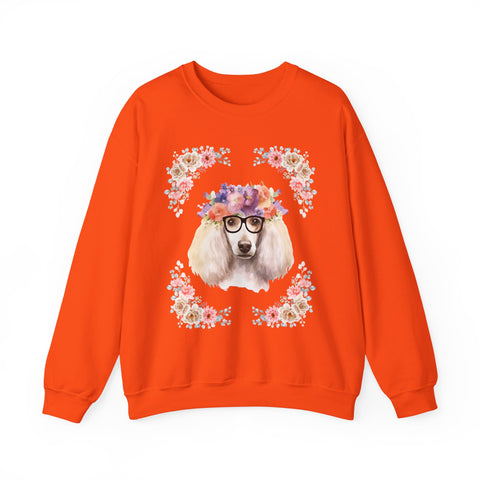 Geeky Goddess French Poodle Unisex Crewneck Sweatshirt