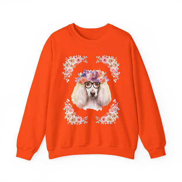 Geeky Goddess French Poodle Unisex Crewneck Sweatshirt