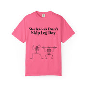 'Skeletons Don't Skip Leg Day' Unisex T-Shirt