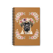 Geeky Goddess English Mastiff Spiral Notebook