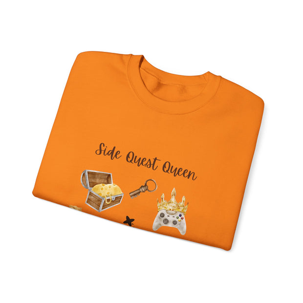 'Side Quest Queen' Unisex Crewneck Sweatshirt