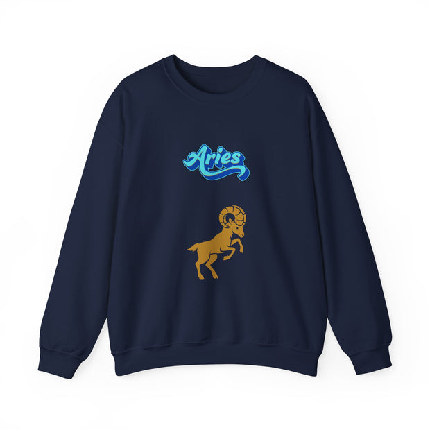'Aries' Zodiac Unisex Crewneck Sweatshirt