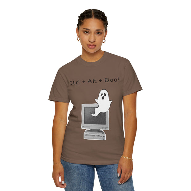'Ctrl + Alt + Boo!' Unisex T-shirt