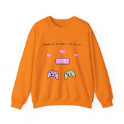 'Press Start to Slay' Unisex Crewneck Sweatshirt