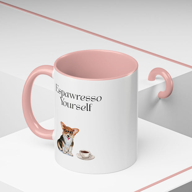 'Espawresso Yourself' Corgi Accent Coffee Mug