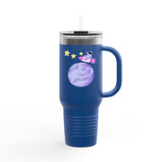 Astronaut Taking Off In Space Insulated Travel Mug, 40oz