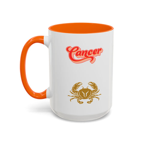 'Cancer' Zodiac Accent Coffee Mug