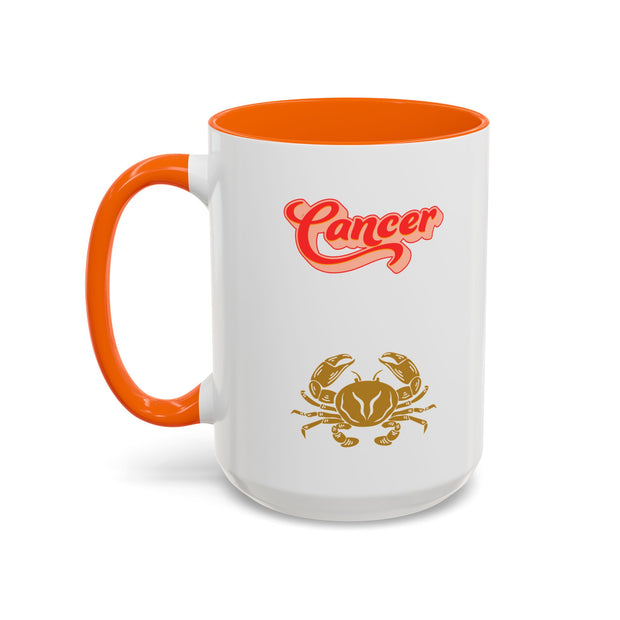 'Cancer' Zodiac Accent Coffee Mug