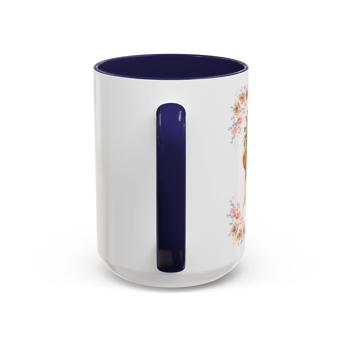 Geeky Goddess Golden Retriever Accent Coffee Mug