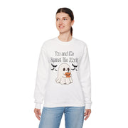 'You and Me Against The World' Unisex Crewneck Sweatshirt