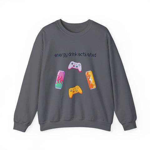 'Energy Drink Activated' Unisex Crewneck Sweatshirt