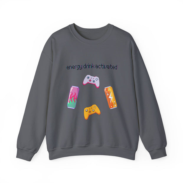 'Energy Drink Activated' Unisex Crewneck Sweatshirt