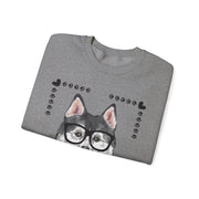 Geeky Good Siberian Husky Unisex Crewneck Sweatshirt