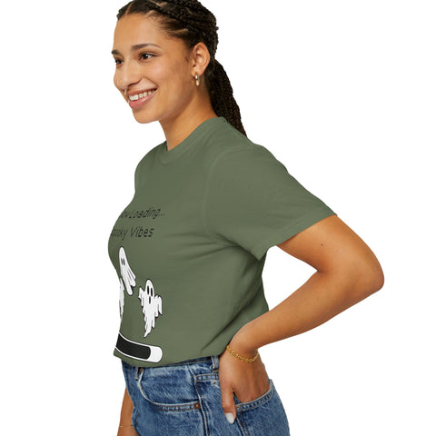 'Now Loading...Spooky Vibes' Unisex T-Shirt