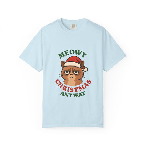 'Meowy Christmas Anyway' Unisex T-Shirt