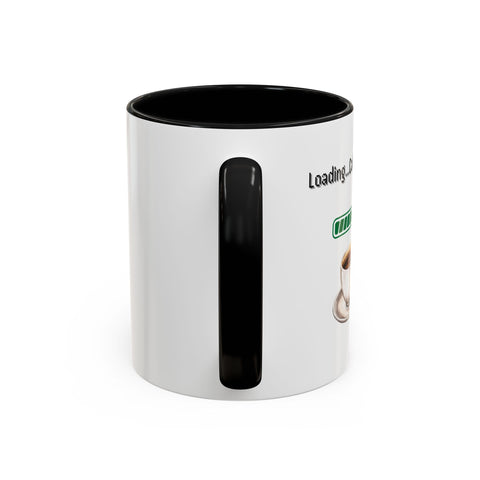 'Loading...Caffeine Boost' Accent Coffee Mug