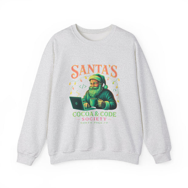 Santa's Cocoa & Code Society Crewneck Sweatshirt, Unisex Holiday Sweatshirt, Christmas Gift Sweatshirt, Cozy Winter Apparel, Festive [...]