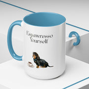 'Espawresso Yourself' Dachshund Accent Coffee Mug