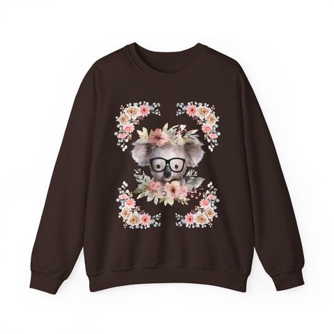 Geeky Goddess Koala Unisex Crewneck Sweatshirt