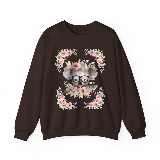 Geeky Goddess Koala Unisex Crewneck Sweatshirt