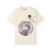 Astronaut Flying To The Moon Unisex T-Shirt
