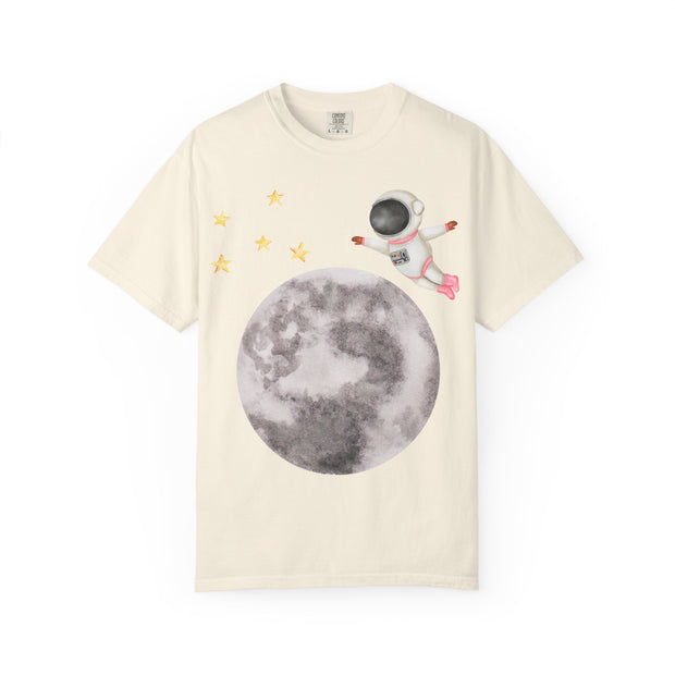 Astronaut Flying To The Moon Unisex T-Shirt