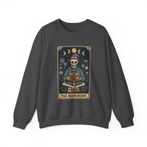 Bookworm Skeleton Crewneck Sweatshirt