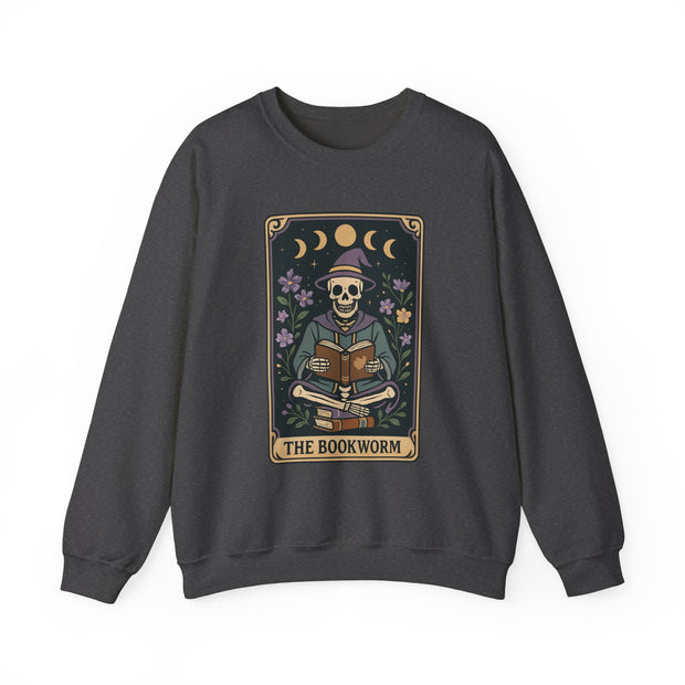 Bookworm Skeleton Crewneck Sweatshirt