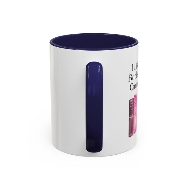 'I Like Big Books and I Cannot Lie' Accent Coffee Mug