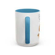 'Feline Good With A Book & Brew' Accent Coffee Mug