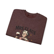 Mrs. Claus Wine Club Sweatshirt - Cozy Gift for Wine Lovers, Holiday Apparel, Funny Christmas Sweatshirt, Sip Happens Fashion