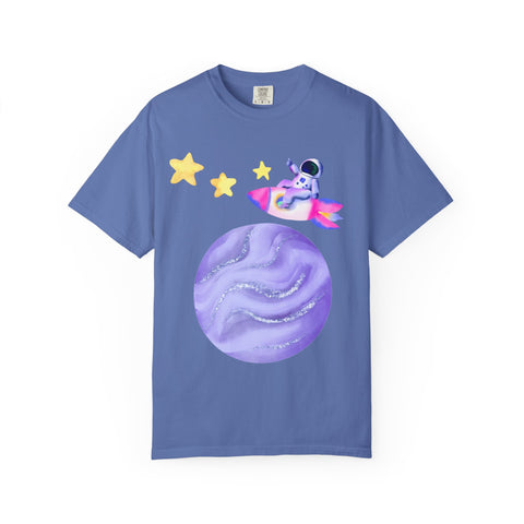 Astronaut Taking Off In Space Unisex T-Shirt
