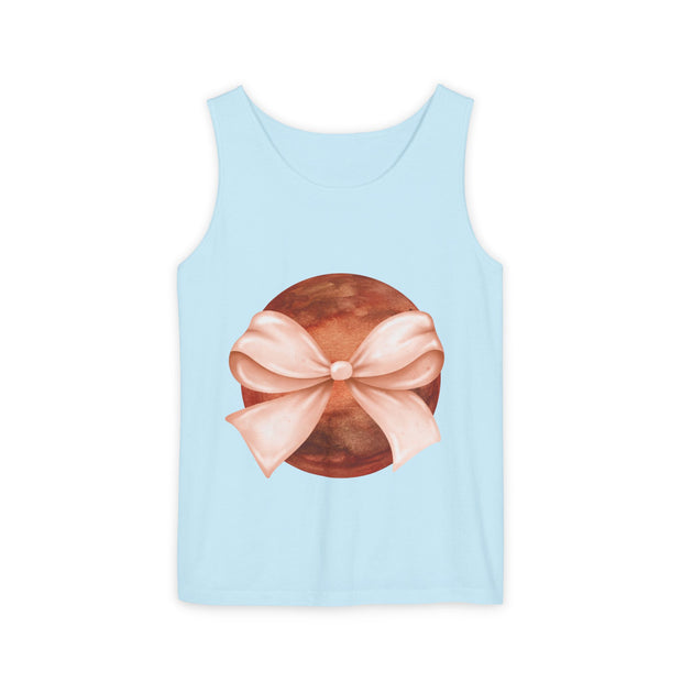 Mars Wrapped In Bow Unisex Tank Top