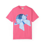 Blue Saturn Wrapped In Blue Bow Unisex T-Shirt