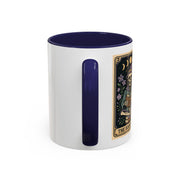'The Bookworm' Tarot Card Accent Coffee Mug