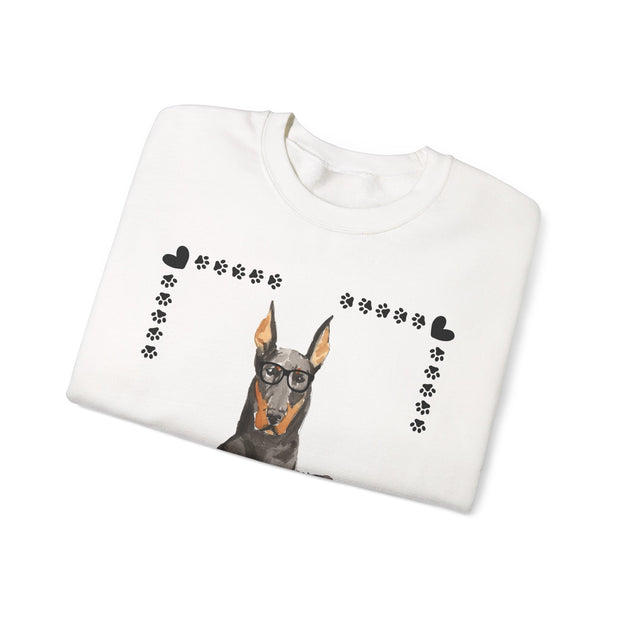 Geeky Good Doberman Unisex Crewneck Sweatshirt