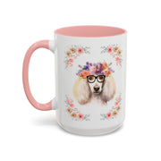 Geeky Goddess French Poodle Accent Coffee Mug