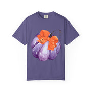 Purple Pumpkin Wrapped In A Bow Unisex T-Shirt