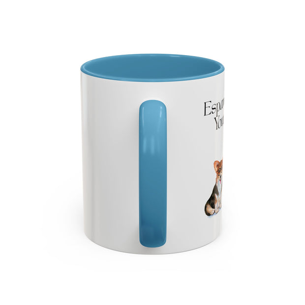 'Espawresso Yourself' Corgi Accent Coffee Mug