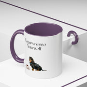 'Espawresso Yourself' Dachshund Accent Coffee Mug