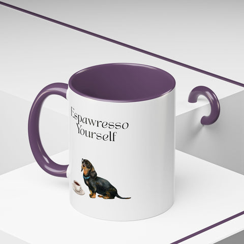'Espawresso Yourself' Dachshund Accent Coffee Mug