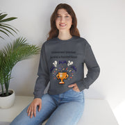 'Achievement Unlocked: Survived A Haunted House' Unisex Crewneck Sweatshirt