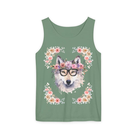 Geeky Goddess Wolf Unisex Tank Top