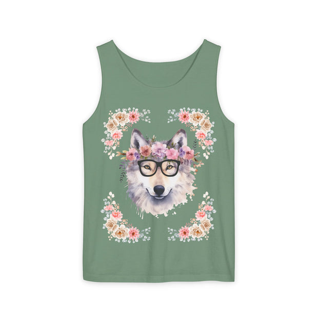 Geeky Goddess Wolf Unisex Tank Top
