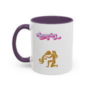 'Aquarius' Zodiac Accent Coffee Mug