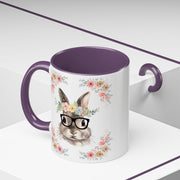 Geeky Goddess Bunny Accent Coffee Mug