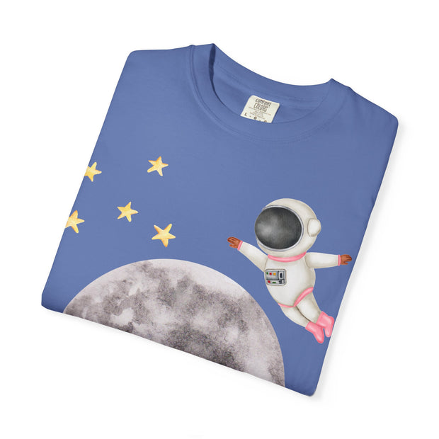 Astronaut Flying To The Moon Unisex T-Shirt