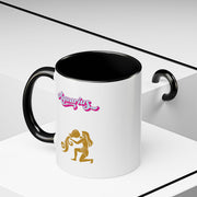 'Aquarius' Zodiac Accent Coffee Mug