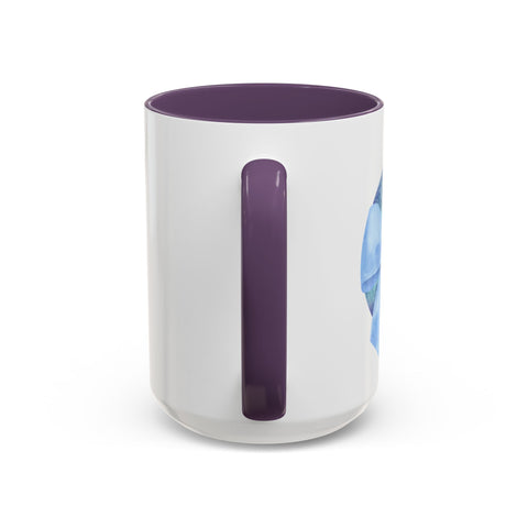 Blue/Green Planet Wrapped In A Bow Accent Coffee Mug