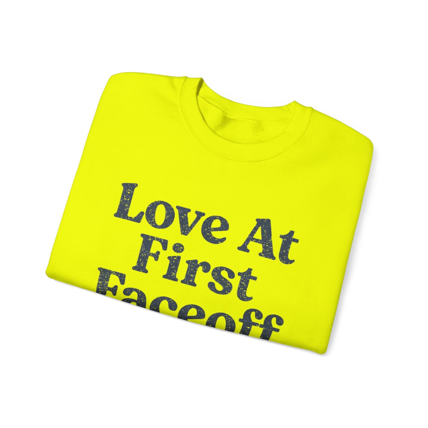 Love At First Faceoff Sweatshirt, Hockey Romance Booktok Crewneck, Sports Romance Reader Pullover